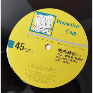 鄭敬基 黃寶欣 愛的輕紗 1988 Hong Kong Promo 12" Single EP Vinyl LP 45轉單曲 電台白版碟香港版黑膠唱片 Joe Tay *READY TO SHIP from Hong Kong***